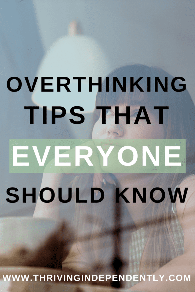 how to stop overthinking and worrying